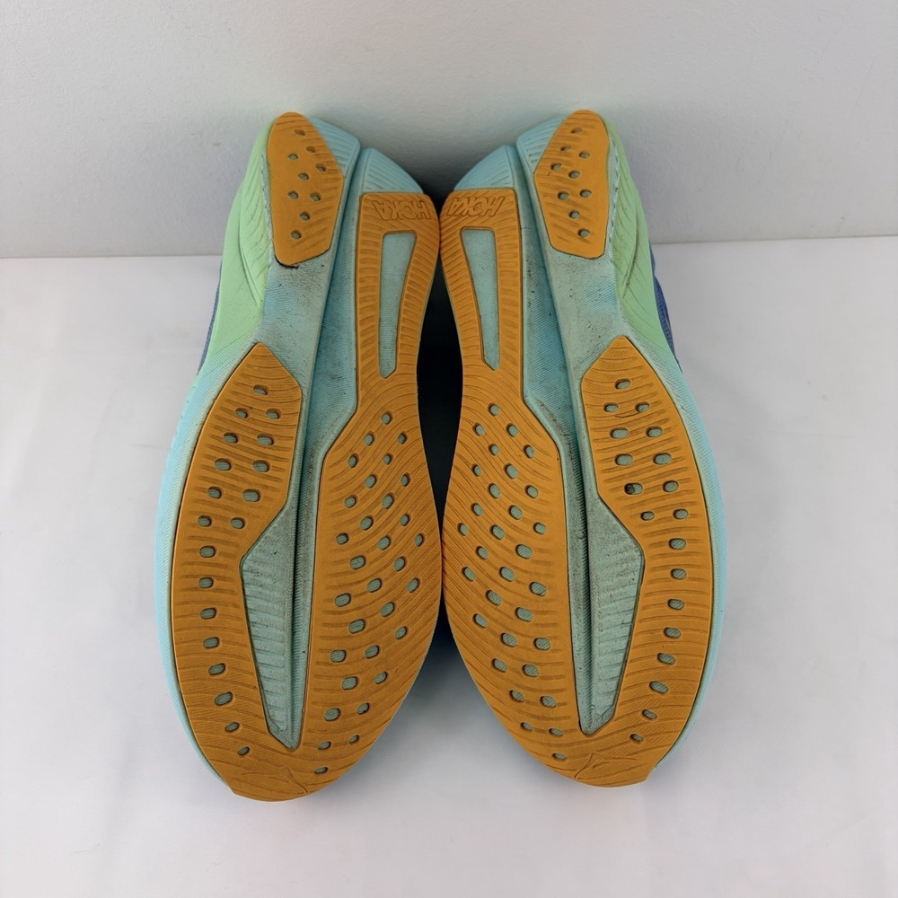 HOKA Mach 6 Men Running Shoes Blue Green Wide Size 12.5 Athletic Sporty - Picture 9 of 9
